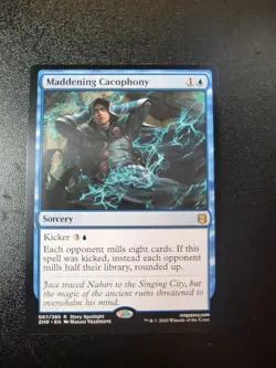 Maddening Cacophony Zendikar Rising Regular Mtg Magic NM - Image 1