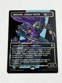 2026 MTG Magic The Gathering Shredder Shadow Master Borderless Surge Foil #0088 - Image 1