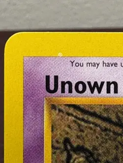 2002 POKEMON TCG NEO DESTINY 28/105 UNOWN [H] UNLIMITED NON-HOLO ERROR NM/LP - Image 2