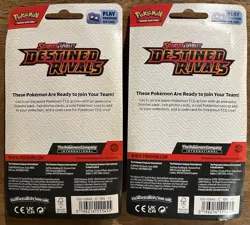 Pokemon TCG Destined Rivals Blister Coin Pack - Lot of 2 Packs - Image 2