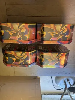 Charizard x & Y Tin Pokemon TCG - Sealed Tin Lot of 4 Brand New Sealed - Image 5