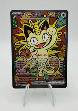 Pokemon Perfect Order Meowth EX Special Illustration Rare 121/088 ⭐ - Image 1