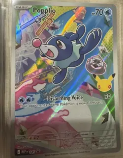 Pokemon Rowlet Litten Popplio NM First Partner Illustration Promo set Gen 7 - Image 3