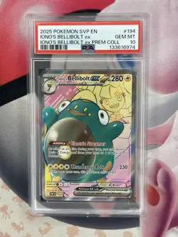 2025 Pokemon Iono's Bellibolt EX SV Black Star Promo #194 PSA 10 - Image 1