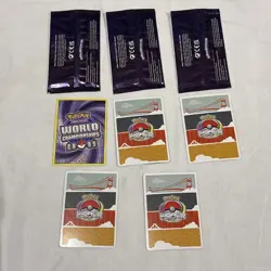 pokemon world championship Lot With Trick Or Trade Packs - Image 2