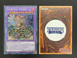 Yugioh Infernoid Tierra BROL-EN082 Secret Rare 1st Edition Near Mint - Image 1