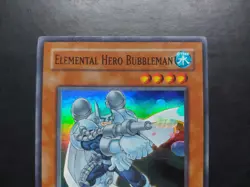 Yugioh - Elemental Hero Bubbleman YSDJ-EN017 Super Rare 1st Edition - Image 2