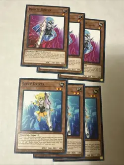 Righty + Lefty Driver (3x) SR10-EN019/020 Common 1st Edition NM Combo Yugioh - Image 1