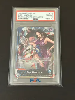 2025 ONE PIECE PROMOS PSA MAGAZINE EXCLUSIVE #038 BOA HANCOCK PSA 10 - Image 3