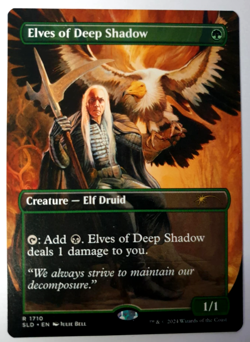 Elves of Deep Shadow - Borderless Rare - MTG Secret Lair - NM 1710 - Image 1