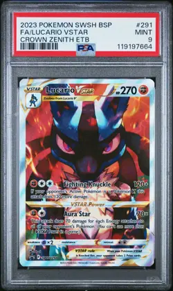 Lucario VSTAR Crown Zenith Pokemon Promo SWSH 291 - Choose Your PSA Graded Card! - Image 1