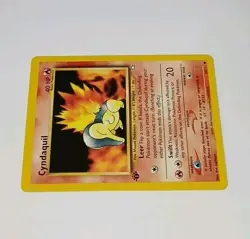 1st Edition CYNDAQUIL 56/111 - Neo Genesis Vintage Pokemon 2000 - NM 🌟 Unplayed - Image 2