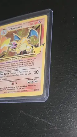 Pokemon TCG Charizard Holo Card 4/102 Celebrations 25th Anniversary - Image 3