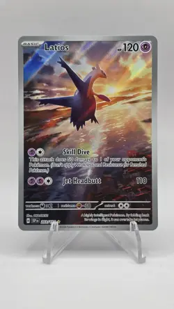 Pokemon Surging Sparks Holo Illustration Rare Latios 203/191 NM+ - Image 1