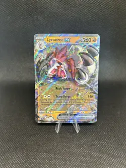 Pokemon TCG Lycanroc ex - 117/193 - Ultra Rare Paldea Evolved NM - Image 1