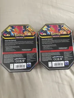 Pokemon TCG: Mega Charizard EX X Tin and Y Tin - New & Sealed - Image 2