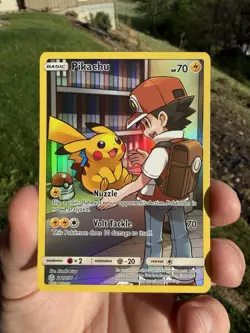 Pokemon Pikachu TCG Sun & Moon Cosmic Eclipse Card 241/236 lp - Image 1