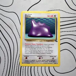 Ditto 18/62 - Fossil - Non Holo Rare – WOTC Pokemon Card TCG - LP - Image 1