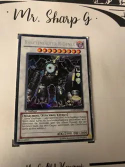RAKETENLAUFER R-GENEX - 1. AUFLAGE HA03-DE029 DEUTSCH Yu-Gi-OH! CARD SECRET RARE - Image 4
