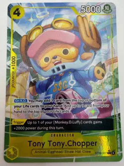 Tony Tony Chopper ST29-007 Foil One Piece Card Game Egghead NM - Image 1