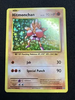 Pokemon Card XY Evolutions Hitmonchan Holo Rare 62/108 TCG 2016 - Image 1