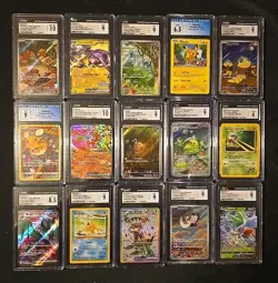 Bulk Graded Pokemon Card Slab Lots (15) - EX/vintage/Full Art/Promos - Image 1