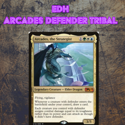 EDH - Arcades Defender Tribal, MTG Commander Deck, Bant, Bracket 2 - Image 1