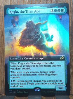 MTG🌳 Kogla, the Titan Ape (FOIL Extended Art) Ikoria: Lair of Behemoths ❤💕 - Image 1