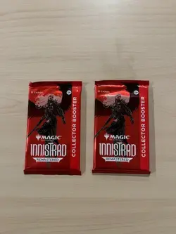 MTG Innistrad Remastered Collector Booster Pack X2 New Sealed - Image 1