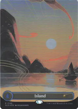 Island - Secret Lair Dandan - 2146 - NM Foil - Image 2