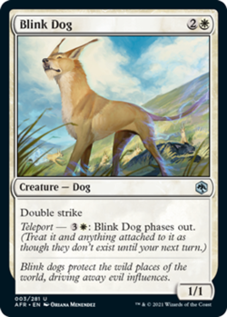 1x Blink Dog - Foil - Adventures In The Forgotten Realms - Near Mint, English - - Image 1