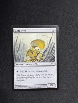 GOLD MYR Mirrodin - Magic: The Gathering - LP - Image 1