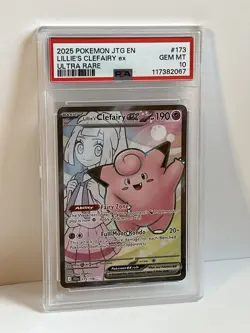 PSA 10💫 Pokemon | Journey Together | Lillie’s Clefairy ex 173/ 159 | Ultra Rare - Image 2