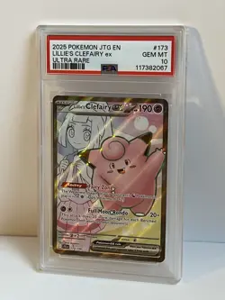 PSA 10💫 Pokemon | Journey Together | Lillie’s Clefairy ex 173/ 159 | Ultra Rare - Image 3