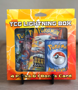 4 Pack Pokemon TCG Lightning Box Dragons Majesty/Roaring Skies/Fates Collide - Image 1