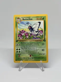 1999 Pokemon Jungle 1st Edition Butterfree 33/64 - Image 1