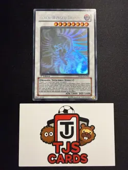 Black-Winged Dragon - Ghost Rare 1st Edition TSHD-EN040 - LP - YuGiOh - Image 1