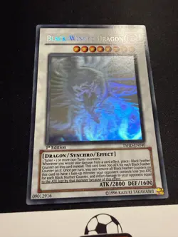 Black-Winged Dragon - Ghost Rare 1st Edition TSHD-EN040 - LP - YuGiOh - Image 2