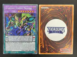 Yugioh Starving Venemy Dragon BROL-EN034 Secret Rare 1st Edition Near Mint - Image 1
