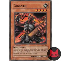 Yugioh Gigantes IOC-021 Common 1st Edition LP - Image 1