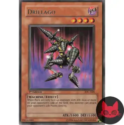 Yugioh Drillago IOC-026 Rare 1st Edition NM - Image 1