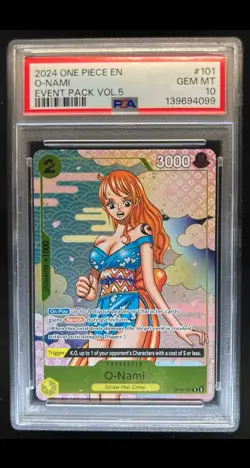 O-Nami OP06-101 Foil Promo - One Piece Event Pack Vol. 5 - 🔥 PSA 10 🔥 - Image 1