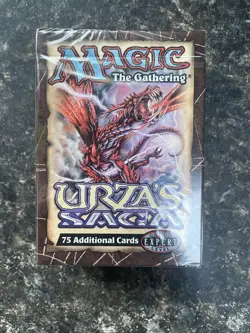 MTG - Factory sealed English language Urza's Saga tournament pack - Image 1