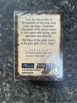 MTG - Factory sealed English language Urza's Saga tournament pack - Image 2