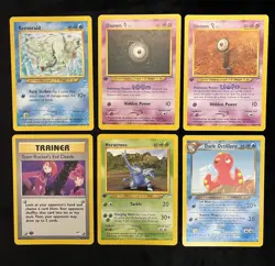 Pokemon TCG - Neo Destiny - 1st Edition Rare - 6 Card Lot - Image 1