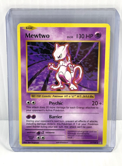 Mewtwo Pokemon Card XY Evolutions 2016 51/108 Non Holo Rare - Image 1