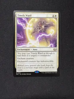 TIMELY WARD Commander: Duskmourn: House of Horror - Magic: The Gathering - NM/M - Image 1