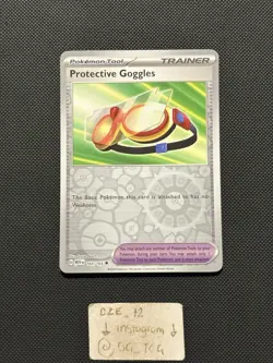 Pokemon ENGLISH - 151 - Protective Goggles - 164/165 - Reverse Holo - M/NM - Image 1