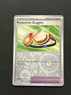 Pokemon ENGLISH - 151 - Protective Goggles - 164/165 - Reverse Holo - M/NM - Image 2