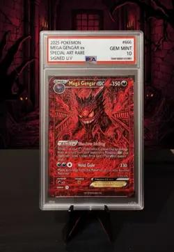 Pokemon Card M.Gengar EX SAR Signed UV Italian Artist F.C 10 Of 33 - Image 1